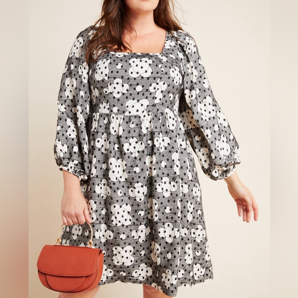 NWT Anthropologie Jane Textured Babydoll Dress